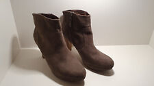 S.Oliver Damen Stiefeletten Boots Gr. 39 cognacfarben Wildleder
