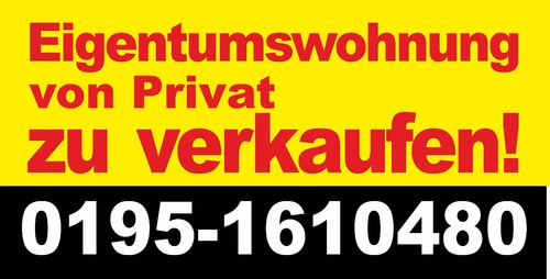 Wetterfestes banner mit ösen - mit,