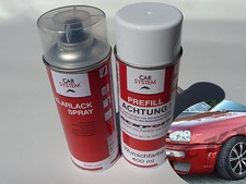 Lackspray Set a 400ml Autolack Basislack Deep Candy Red Met. +Klarlack Tuning