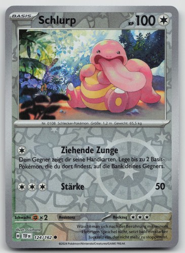 Schlurp 124 162 reverse holo - 124/162,