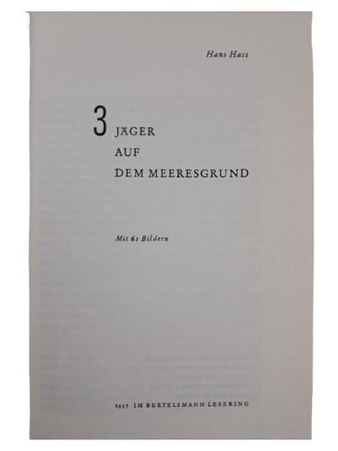 Hans hass jäger - 3, dem