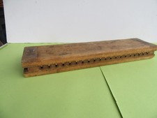 Antike ZIGARRENPRESSE Holz ca. 50 cm Gebr. Krüger G.m.b.H 156  28235 sehr selten