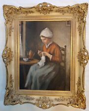 Ölgemälde "stickendes