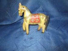 Pferde aus Holz, bemalt, Figur, Wohndekoration, Tischdekoration