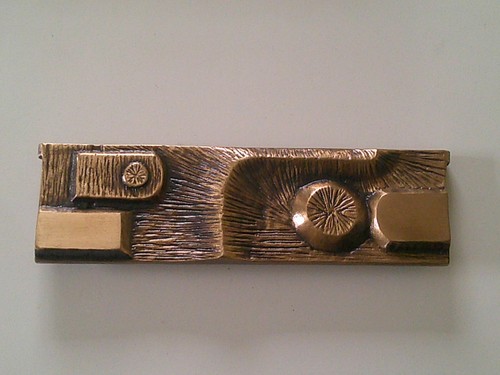 Bronze griffplatte - bronze,
