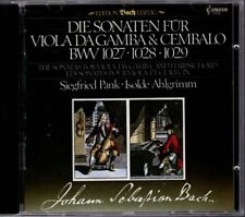 Bach - Die Sonaten Für Viola Da Gamba- Siegfried Pank - JAPAN CD Album