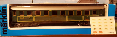 231 märklin 4135 zug - 231, d-zug-wagen