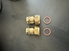 2x Viega Sanpress 28mm x 1" Anschlussverschraubung mit SC Sanpress 2263 (692629)