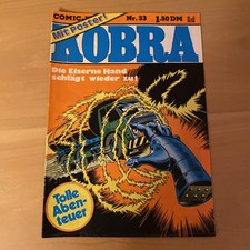 Kobra Comic-Heft Nr.33 Gevacur