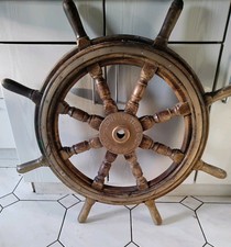 Altes holz steuerrad - holz,