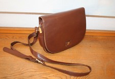 Assima Vintage Tasche, lässige braune Schultertasche, Original ca. 80er Jahre