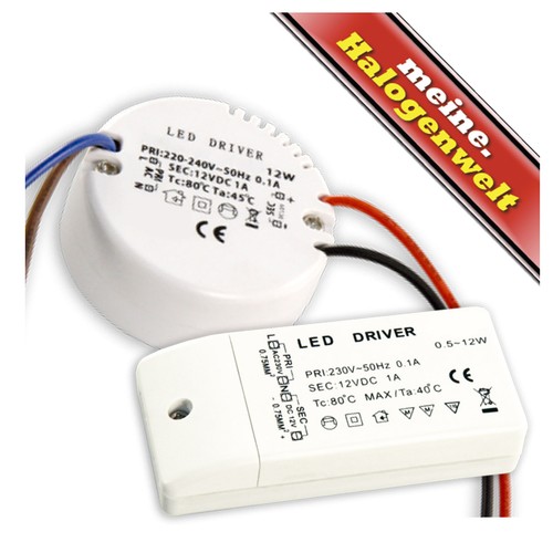 Led trafo 12w 12v - led-trafo, 0.5-12w