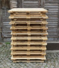 10 x Holz Palette CP6 Holzpaletten groß 1200 x 1000 x 150 Einwegpalette