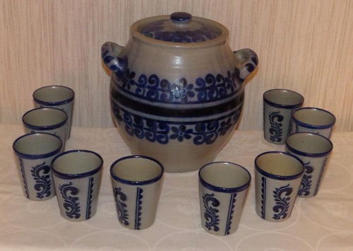 Tolles steingut bowle set - bowle-set, *