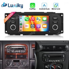 2+64GB Autoradio Für Jeep Chrysler Dodge WiFi GPS Navi BT FM CarPlay Android 15