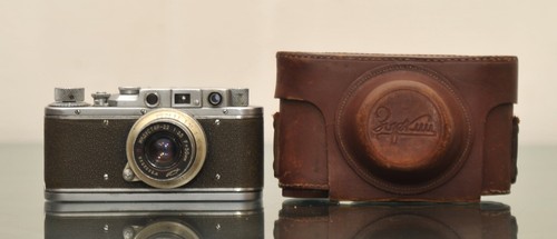 Zorki con industar - 1,