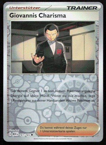 Pokemon tcg giovannis charisma - pokemon,