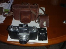 Praktica Kleinbild Kamera+Zeiss Tessar 1:3,5   f = 5 cm + Lichtschachtsucher