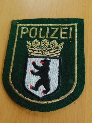 ärmelabzeichen polizei berlin - polizei,