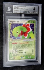 Pokemon Meganie ex Holo Meganium Deutsch 106/115 Unseen Forces PSA BGS 4 VG-EX