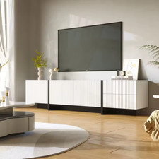 TV Schrank Lowboard Weiß