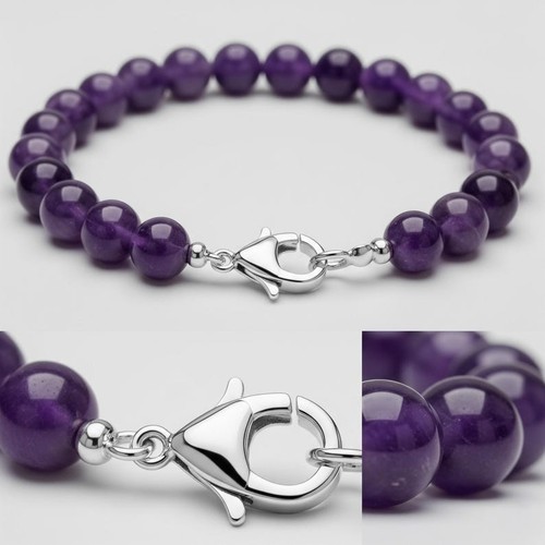 Natürlicher amethyst glatt - natürlicher,