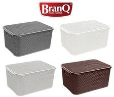 Rattan Aufbewahrungskorb Körbchen Korb Körbe Kunststoff viele Farben & Größen