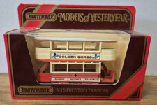 Y 15 1920 Preston Tram Car Models of Yesteryear Matchbox in N Box Golden Shred