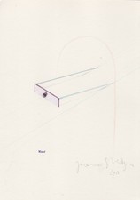 Johannes STÜTTGEN  (1945) ORIGINAL ZEICHNUNG / AQUARELL signiert 2018/ autograph