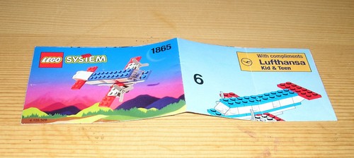 Lego system 1865 lufthansa - lego,
