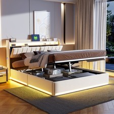 Boxspringbett 140x200 cm LED