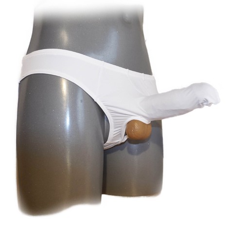 Rüsselslip mit freien hoden - rüsselslip,