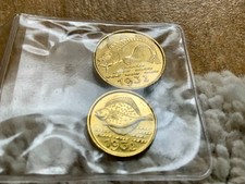 Freie Stadt Danzig, 5 + 10 Pfennig, 1932, Messing, Nachahmung