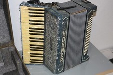 Hohner Akkordeon mit Koffer 120 Bass Pelmutt Strass - Steine Sehr Selten Sammler