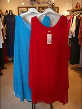 Neu Damen Kleid Italy Spitze