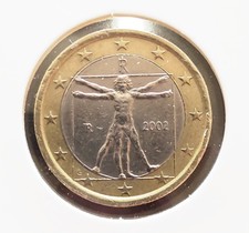1 EURO Münze Italien 2002