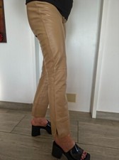 Lederhose gr. 36 hellbraun  Lamm Nappa  Marke Mauritius/Gipsy