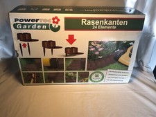 PowerTec 24x Rasenkante Rasenkantenprofile Beeteinfassung Beetumrandung Mähkante
