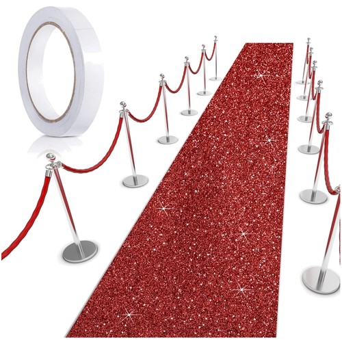 Roter glitzer läufer - glitzer-läufer, für