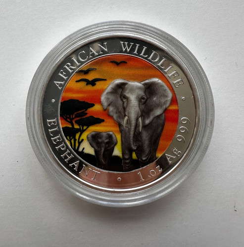 Silbermünze african wildlife - silbermünze,
