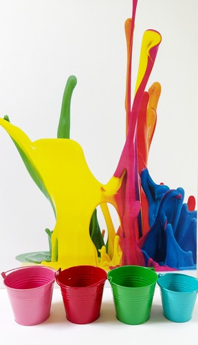 Stück bunte blecheimer in - stück,