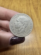 Münze Spanien Alfonso XII 2