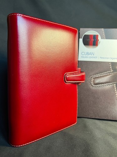 Filofax cuban red personal - filofax,