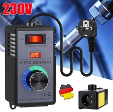 Motor Regler 230V Spannungsregler 4000W Drehzahlregler Dimmer Controller Bläser