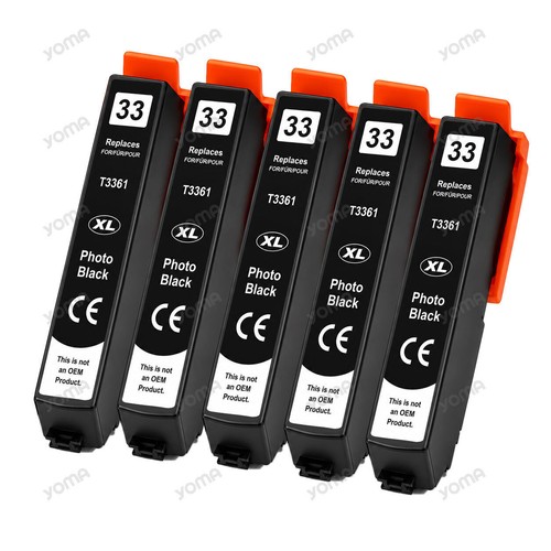Patronen für epson 33xl pb - 5x,