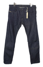 Diesel Iakop Regular Slim-Tapered 0880G Herrenjeans W34/L34 Dunkel Knopf Fly