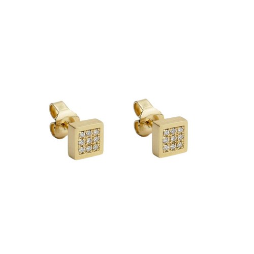 Bunz ohrstecker gelbgold - ohrstecker,