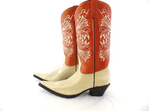 Westernstiefel hellbraun - 41,