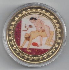 Kamasutra - Sonderprägung - mit 999 Feingoldauflage in Münzkapsel 01