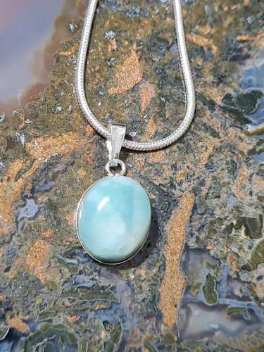 Larimar anhänger - larimar,